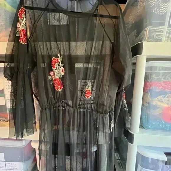 ~Zara~ Tulle Overlay Dress - Small - Picture 2 of 6